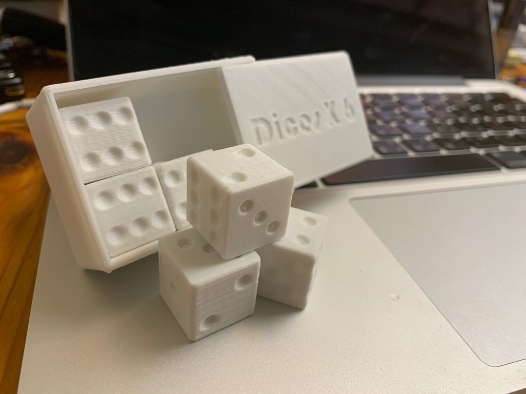 Standard Dice with a Box 
