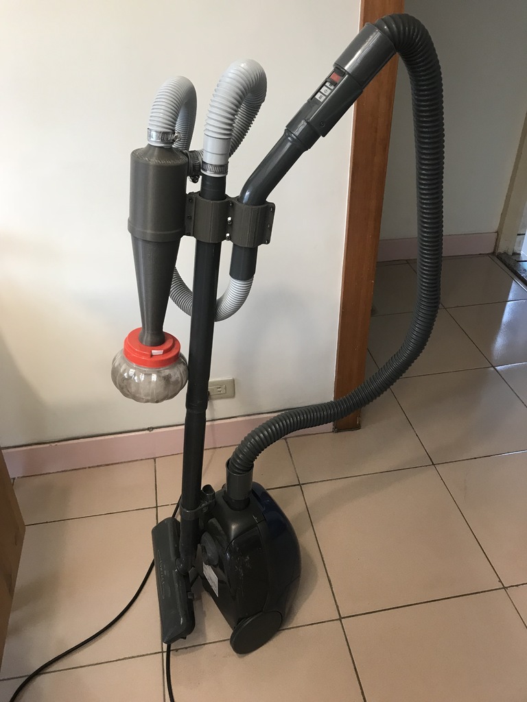 Cyclone dust collector - home vacuum cleaner renovation project