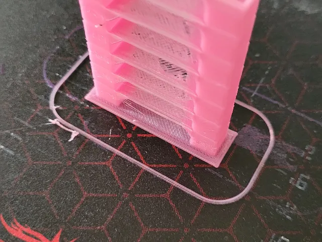 Temperature tower petg Small bed