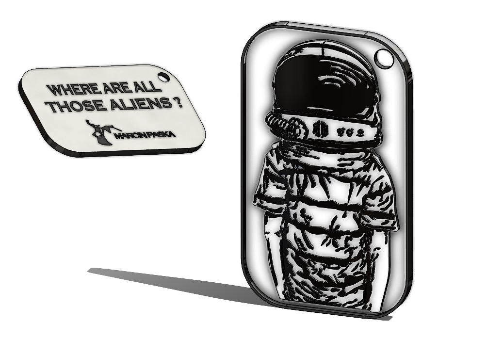 Keychain - Enrico Fermi Paradox