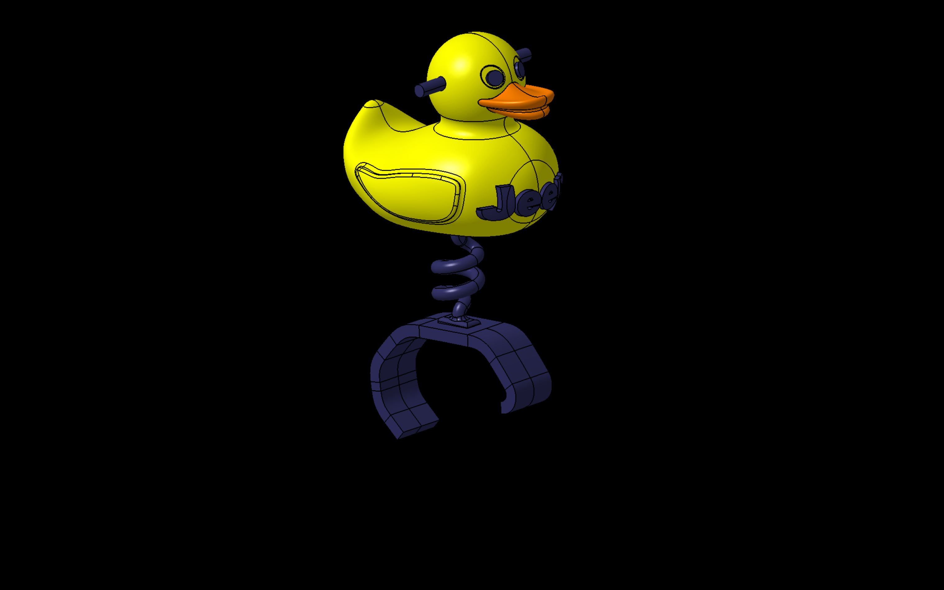 Springy jeep duck by john d oh download free stl model printables