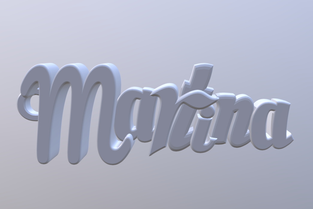 Martina keychain