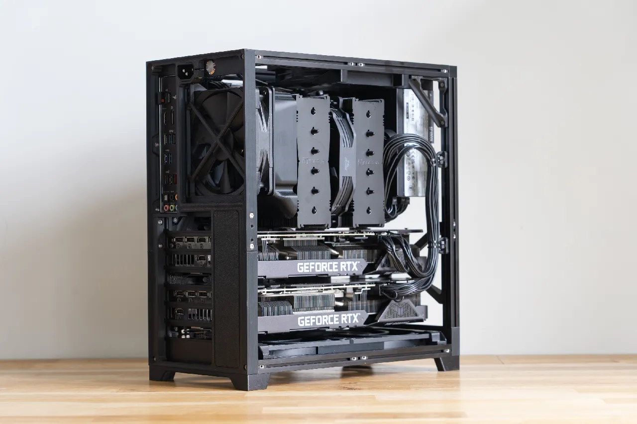 Noctua Chromax Fractal Design Meshify C Vertical Gpu Mount Noctua