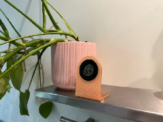 Hygrometer Holder - Upright stand for the common digital circular hygrometer