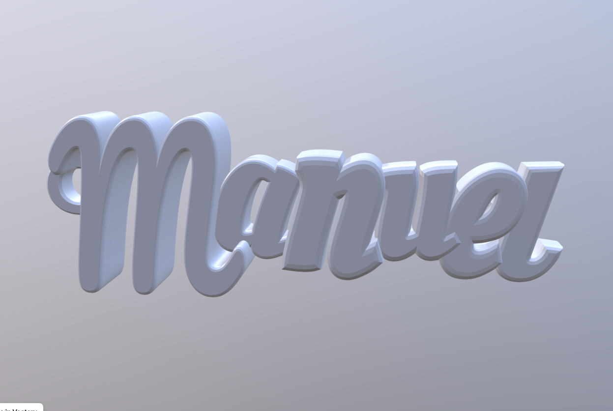 Manuel keychain