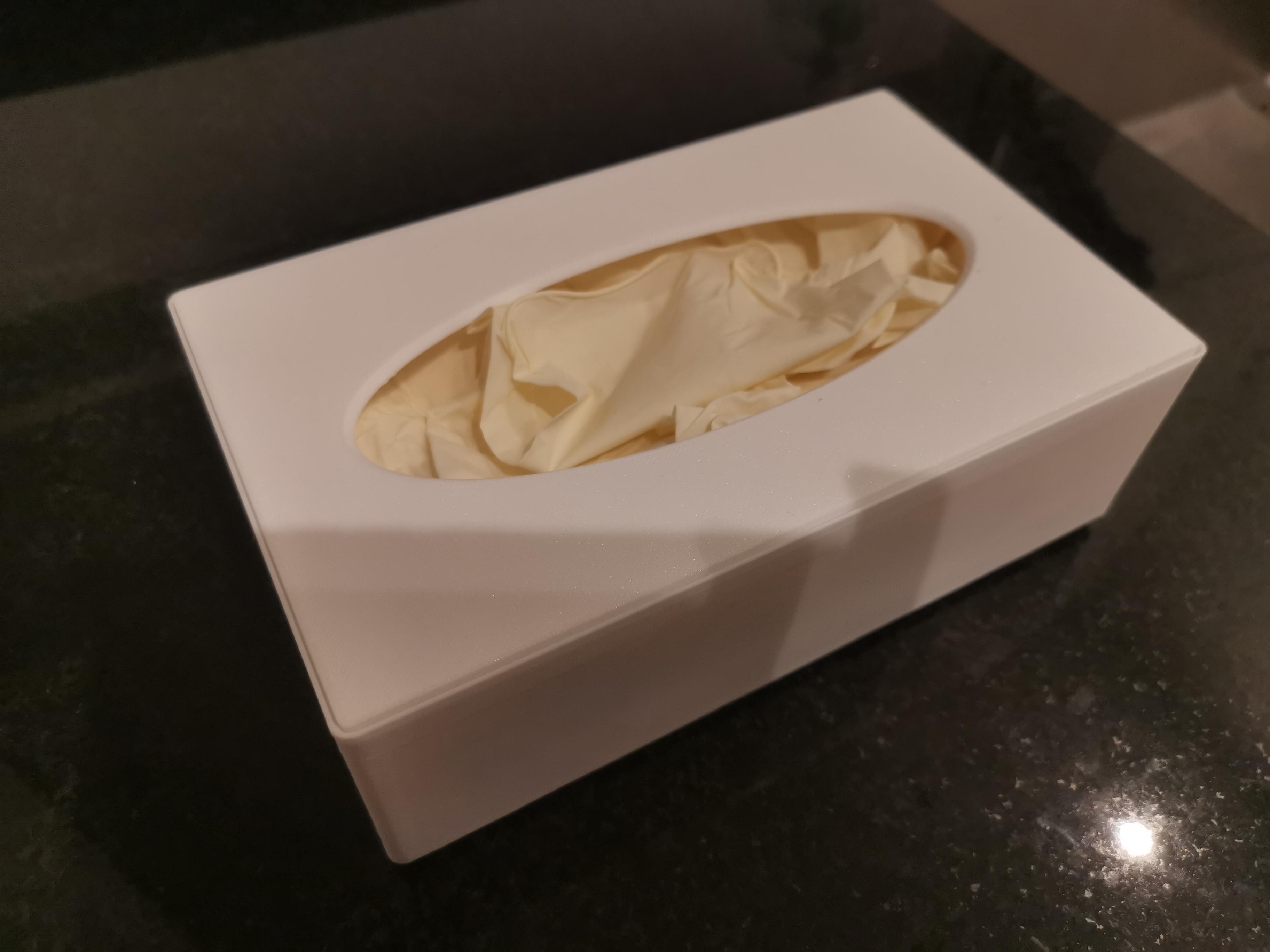 Gridfinity rubber glove box / dispenser
