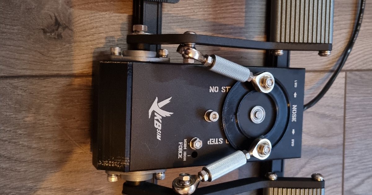 VKB T-Rudder almost fully dustproof Dust covers by bazzzzzzz | Download ...
