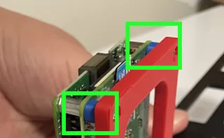 Spacer for an Raspberry Pi