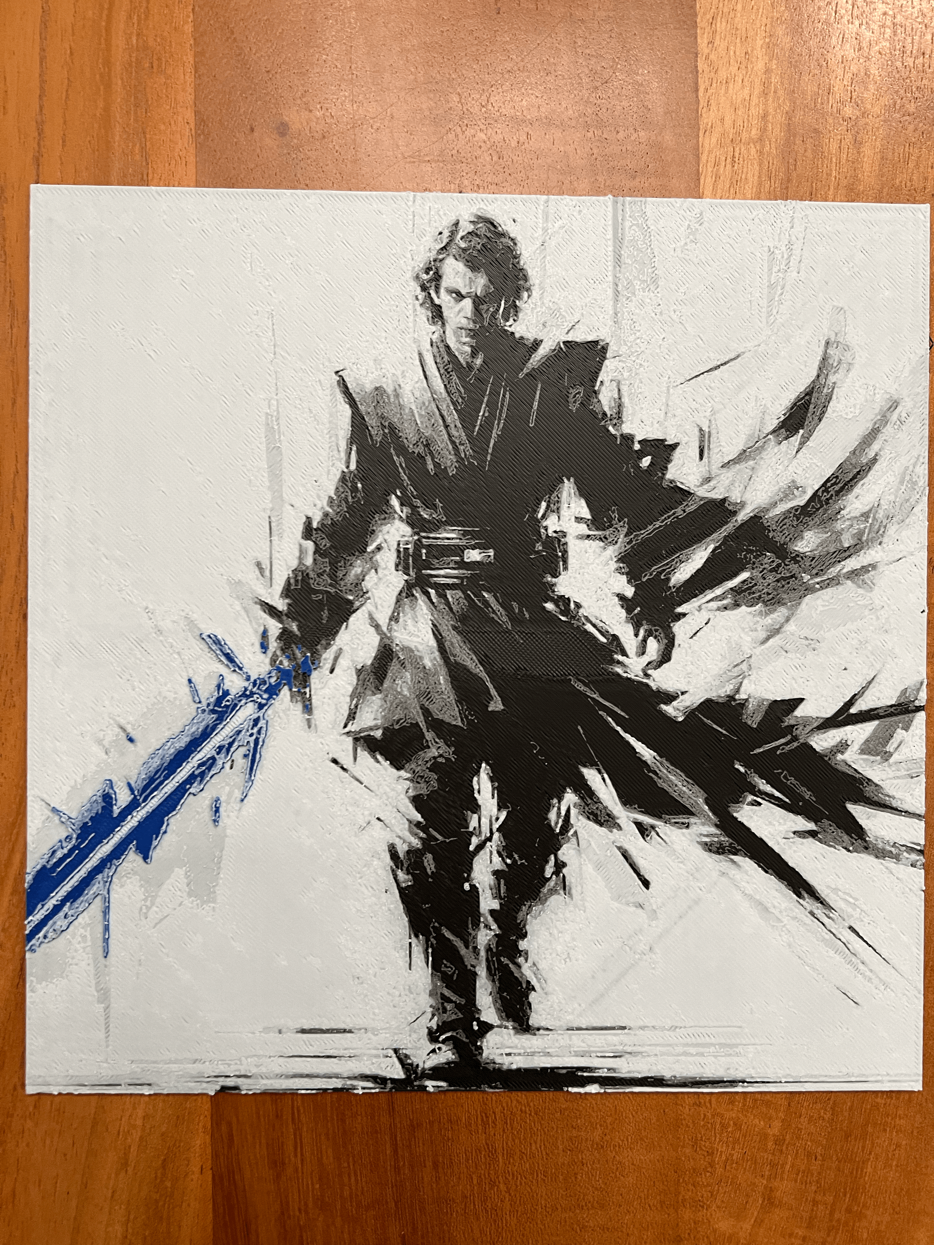 Anakin Skywalker with Blue Lightsaber