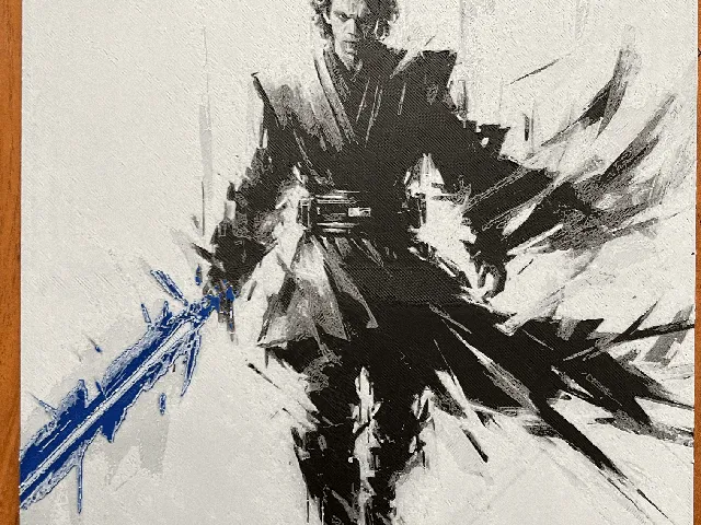 Anakin Skywalker with Blue Lightsaber