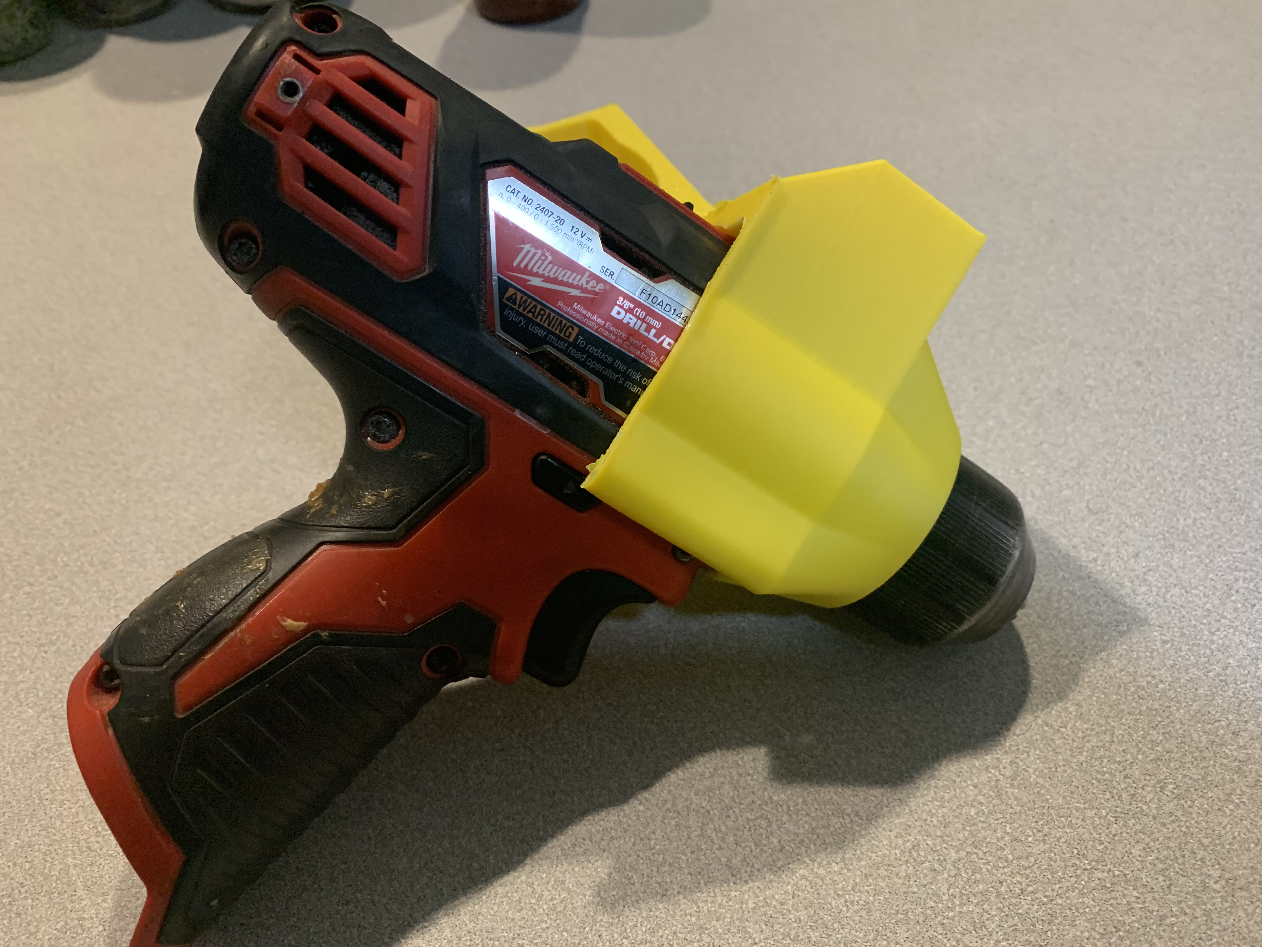 Milwaukee M12 Drill & Impact Shelf Mount (45-degrees)