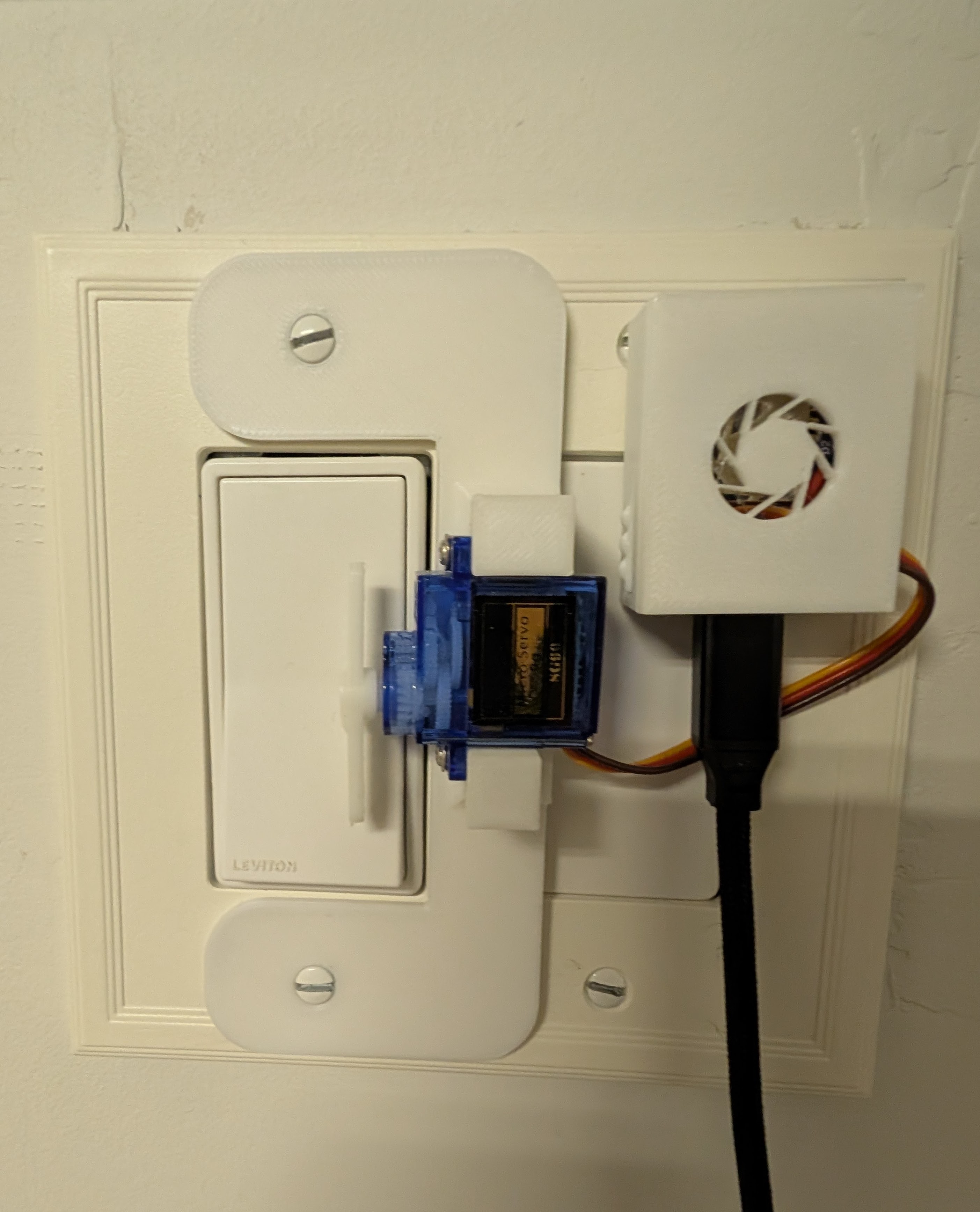 Rocker Light Switch Mount for Servo Motor