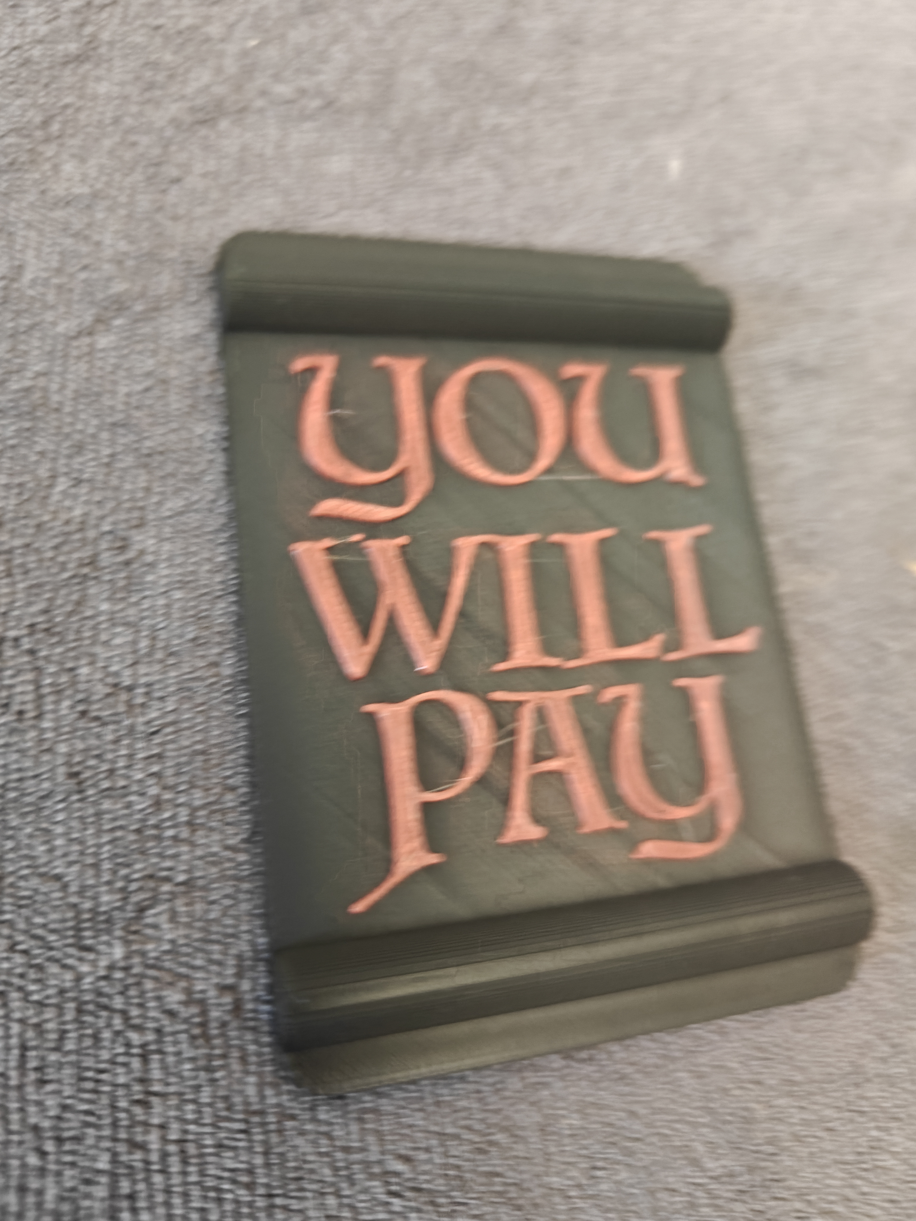 MTG — Pact Reminder Token (YOU WILL PAY Scroll)