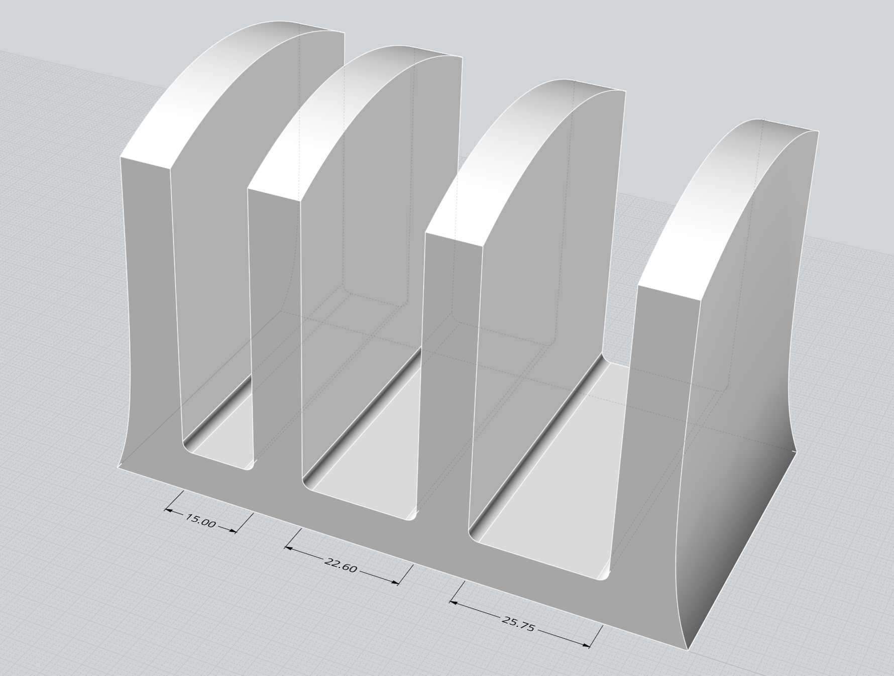 Miniatura 2 do modelo 3D Triple  stand - 2 notebook and tablet or reader