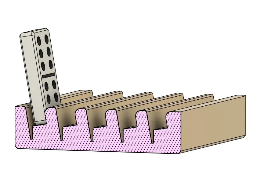 Domino and Card Holder by grizzie17 | Download free STL model ...