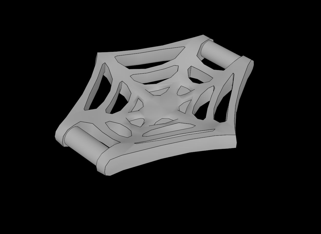 Lego Compatible (36083e.dat) Minifig Weapon Web Effect Web  4.5 x  4 with Bar and  2 Handles