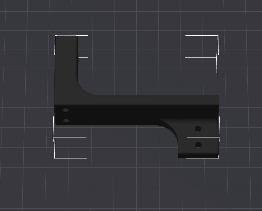 Tronxy X5SA lowered bed cable chain mount for VZbot minimal adaptation