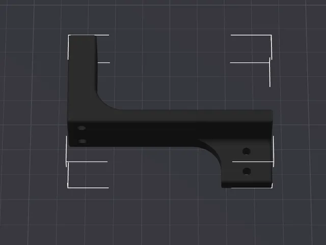 Tronxy X5SA lowered bed cable chain mount for VZbot minimal adaptation