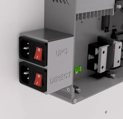 Twin/Dual/Split AC input for RatRig V-Core 4.0 to bypass UPS for AC heated bed