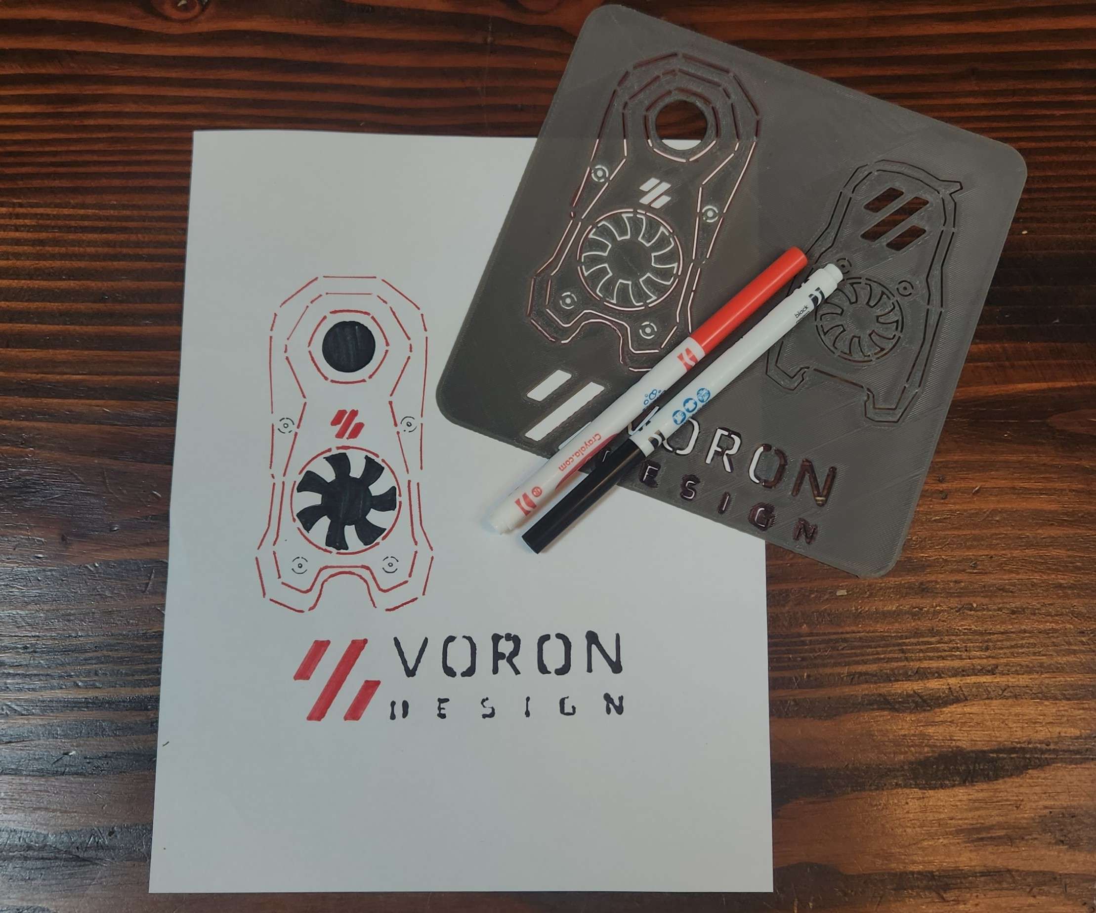 VORON Design Toolhead/Logo Template by Voron Design | Download free STL ...