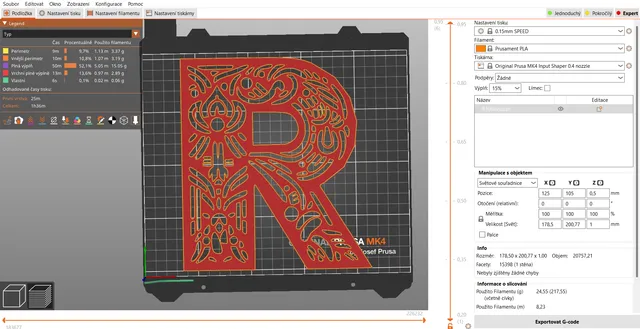 Stencil: Letter R