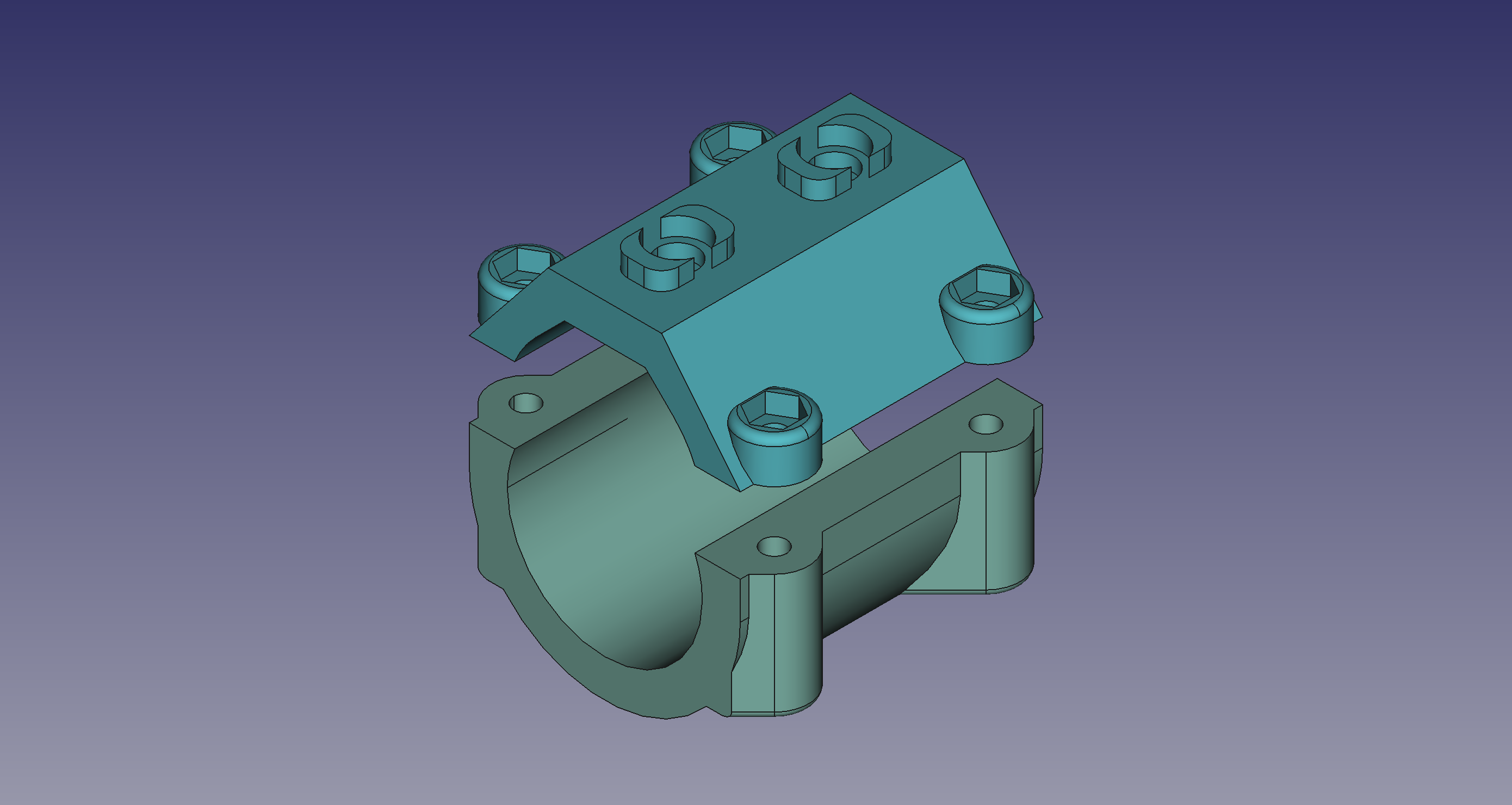 M Lok Rail Flashlight Attachment By Shevron Download Free STL Model m-lok-rail-flashlight-attachment-by-shevron-download-free-stl-model