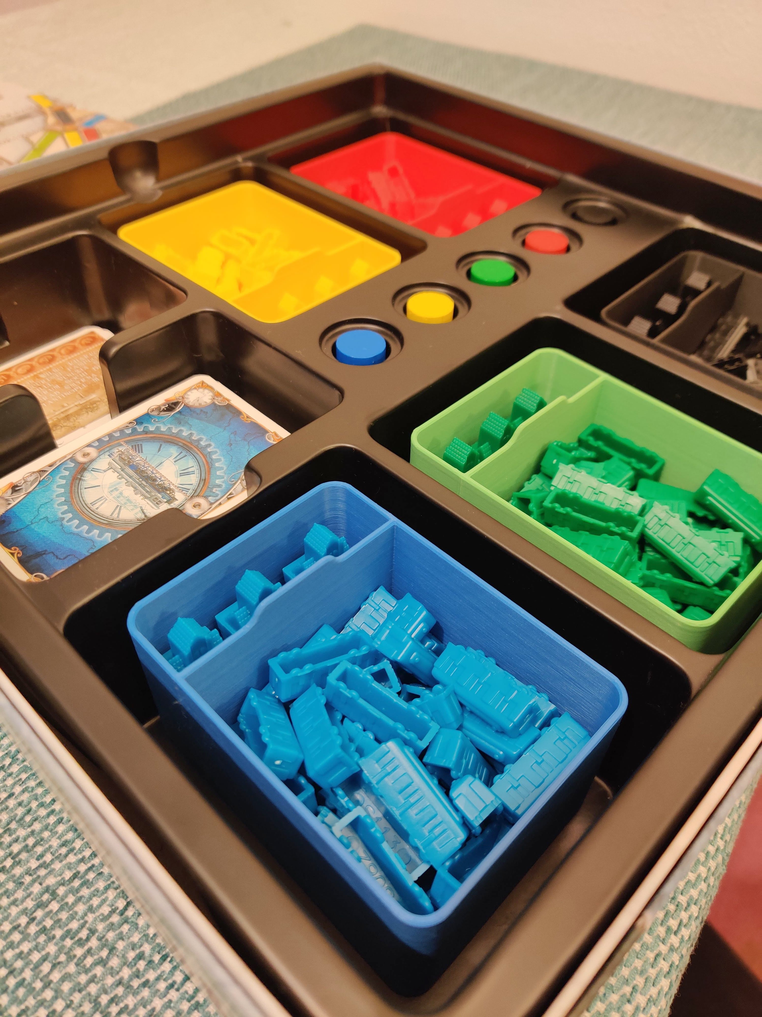 Organisation Box for Ticket to Ride (Zug um Zug) Board Game by zoltanf ...