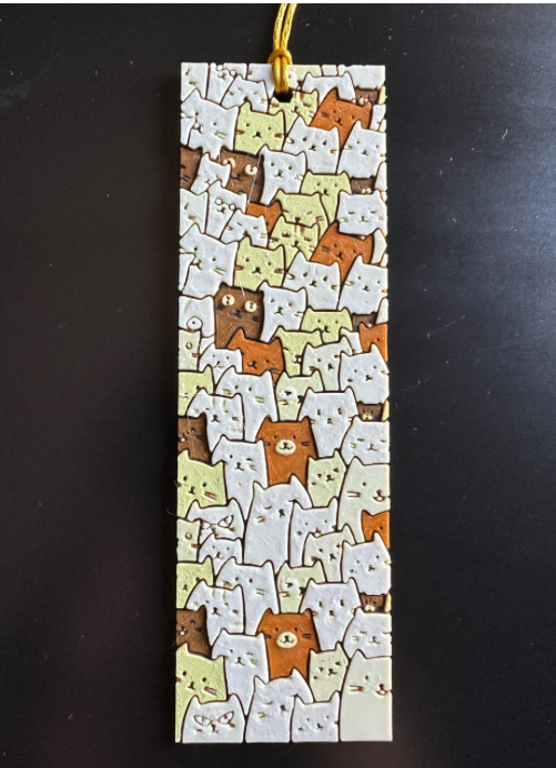 Cat book mark