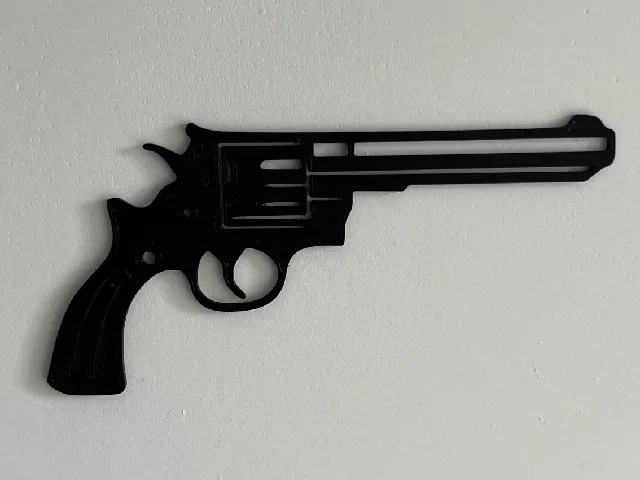 Revolver Wall Art #1