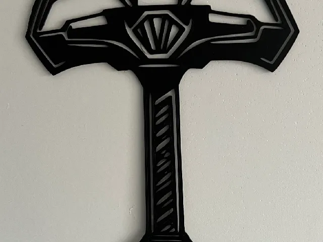 Thor's Hammer Wall Art #1