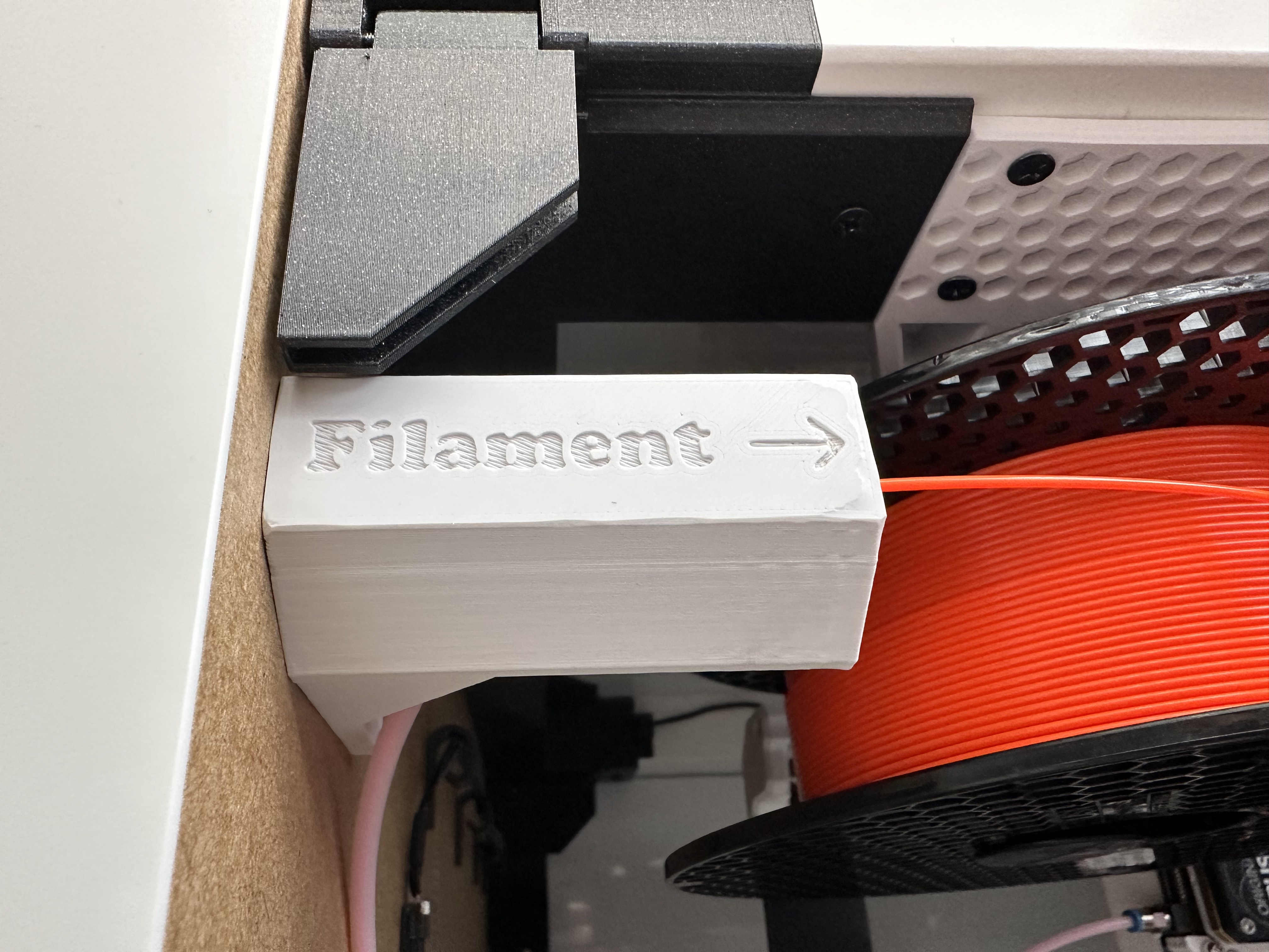 Filament Guide for LACK Table