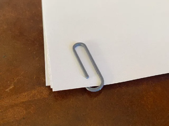 Paperclip (FAST print)