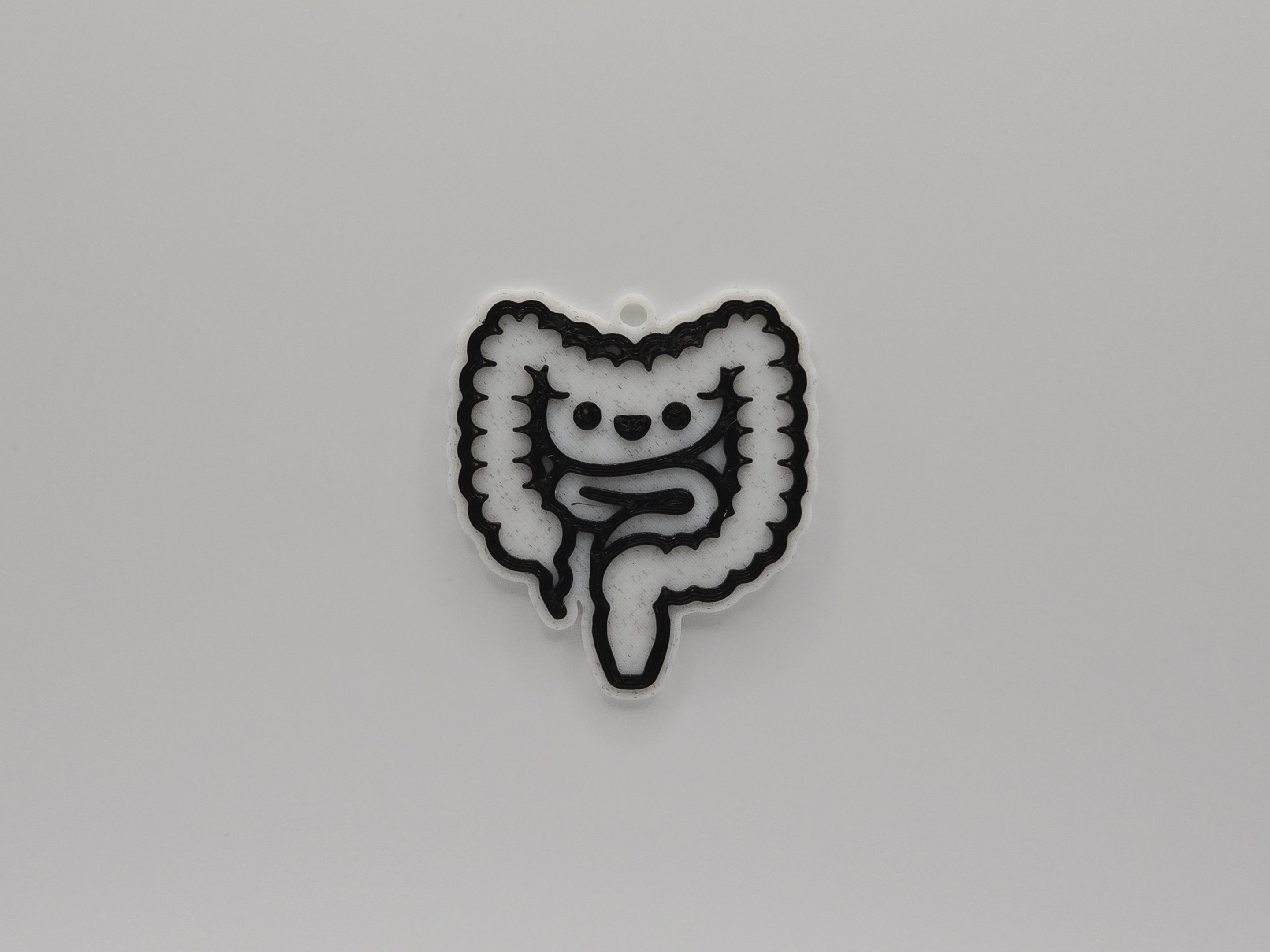 Cute Anatomical Intestine Keychain