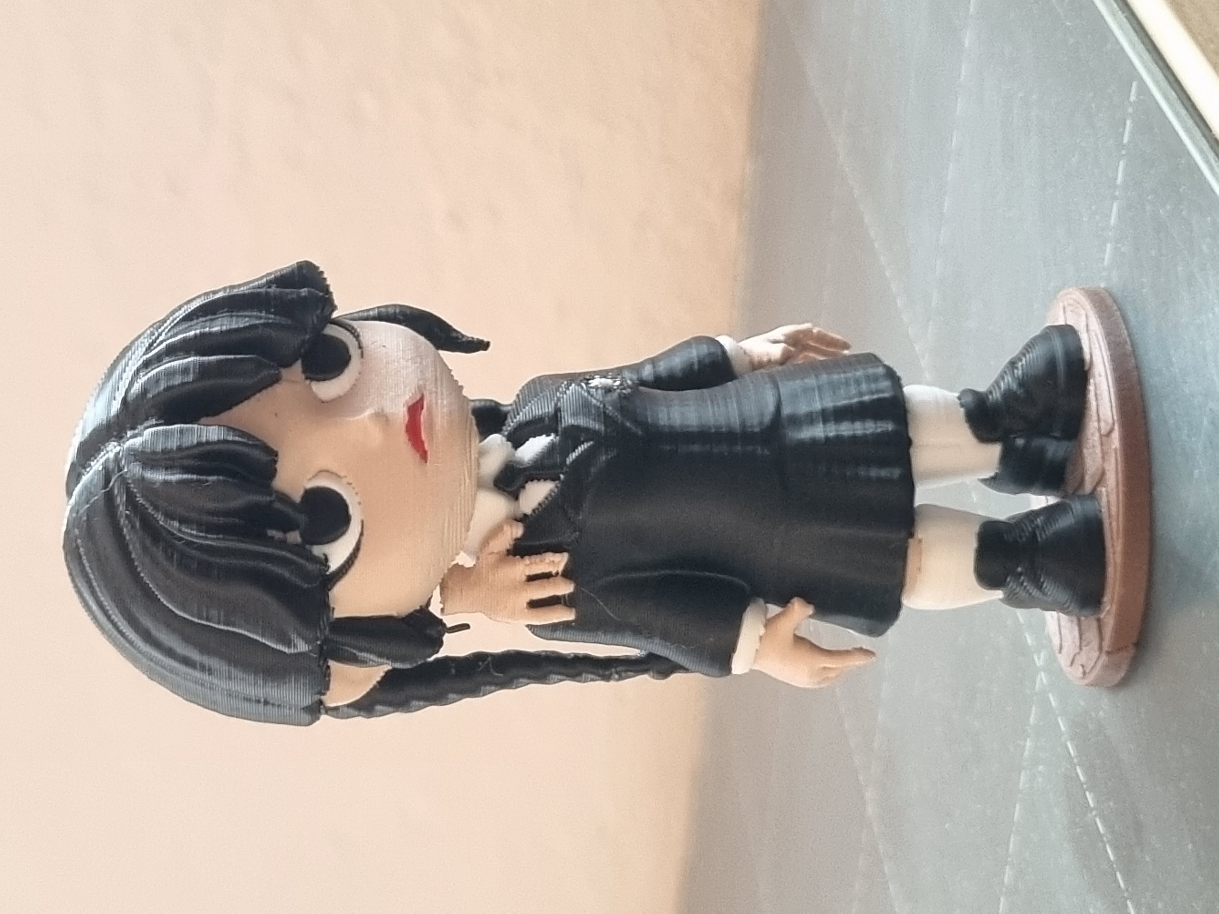 Wednesday Addams remix with MMU painting