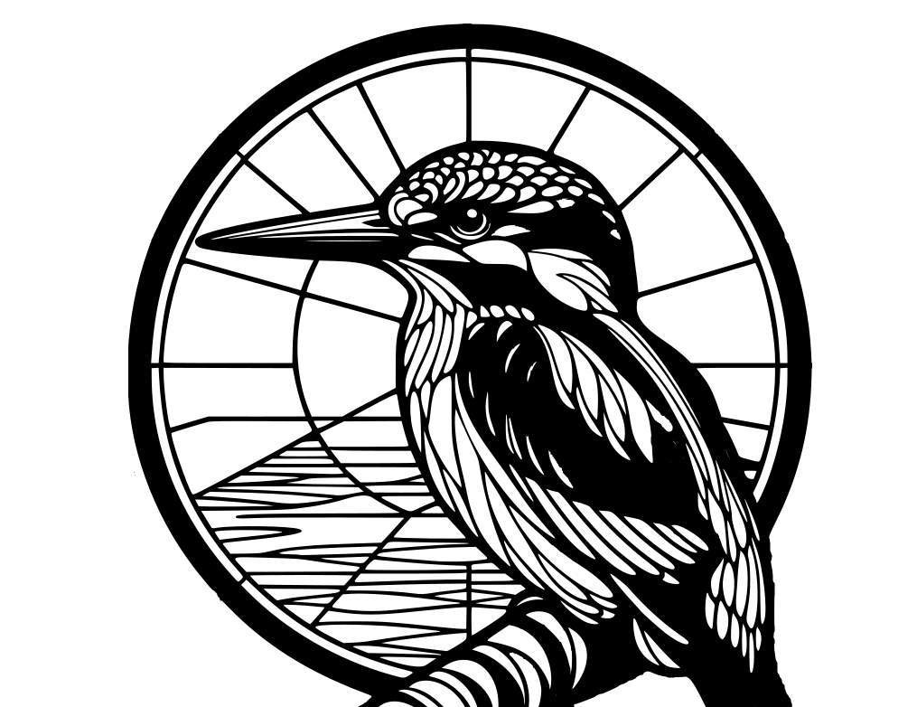 Wall art - Kingfisher