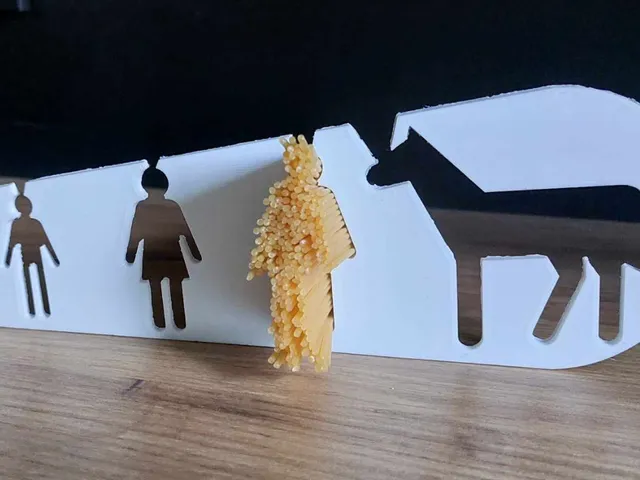 Pasta Measure Tool "I'm so hungry I could eat a Horse"