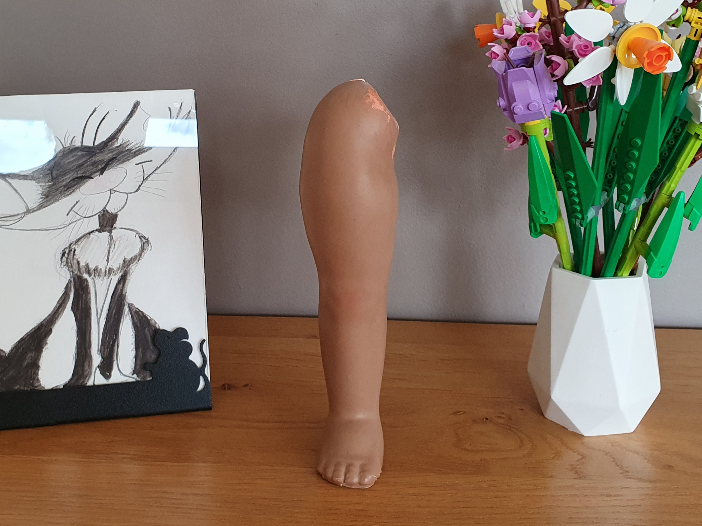 Doll's leg reproduction - from object to 3D model - Reproduction d'une ...