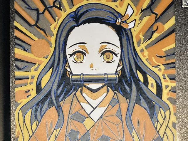 Nezuko fan art poster