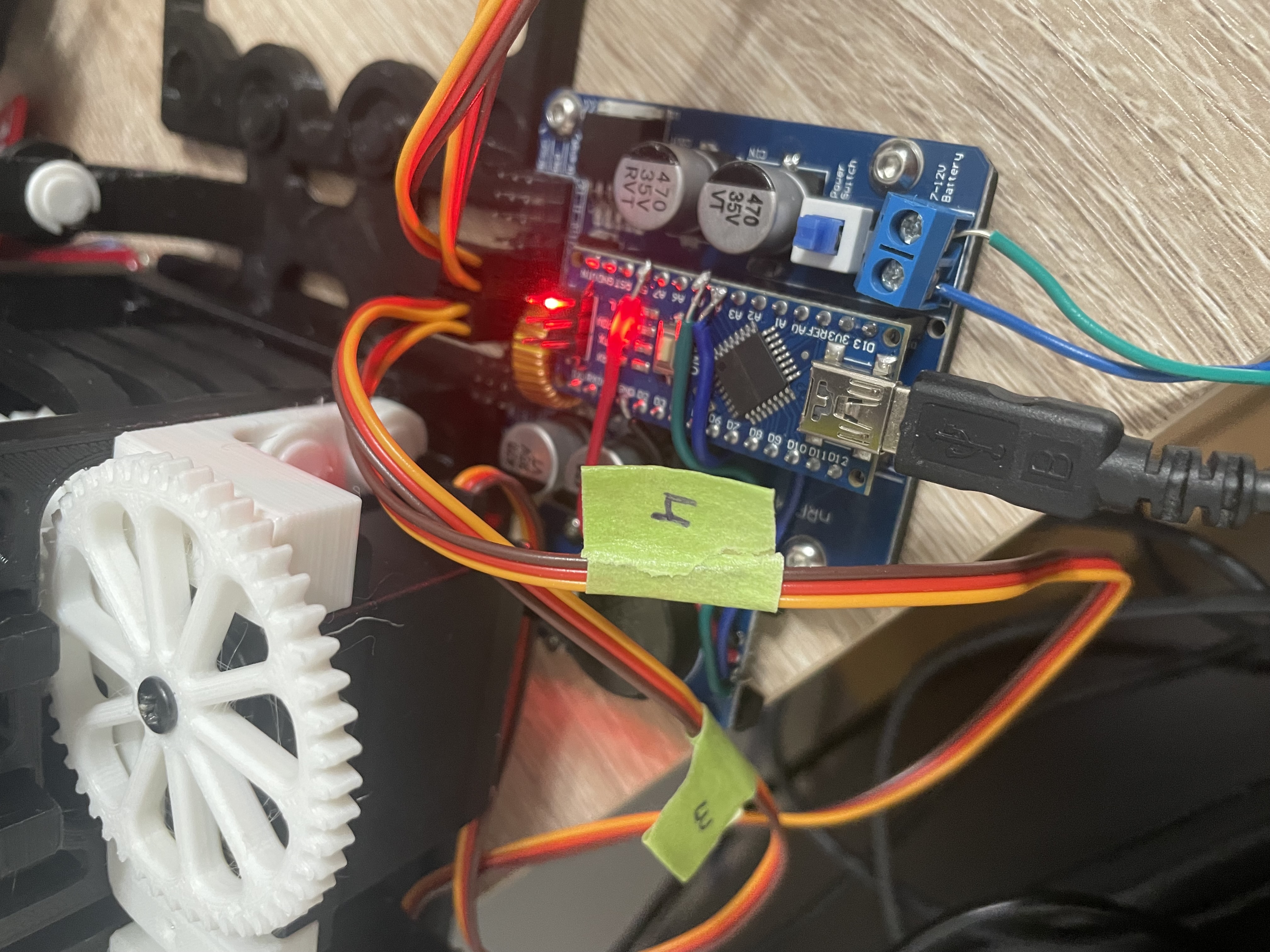 Central Clock Connector with electronics mount — thumbnail 3