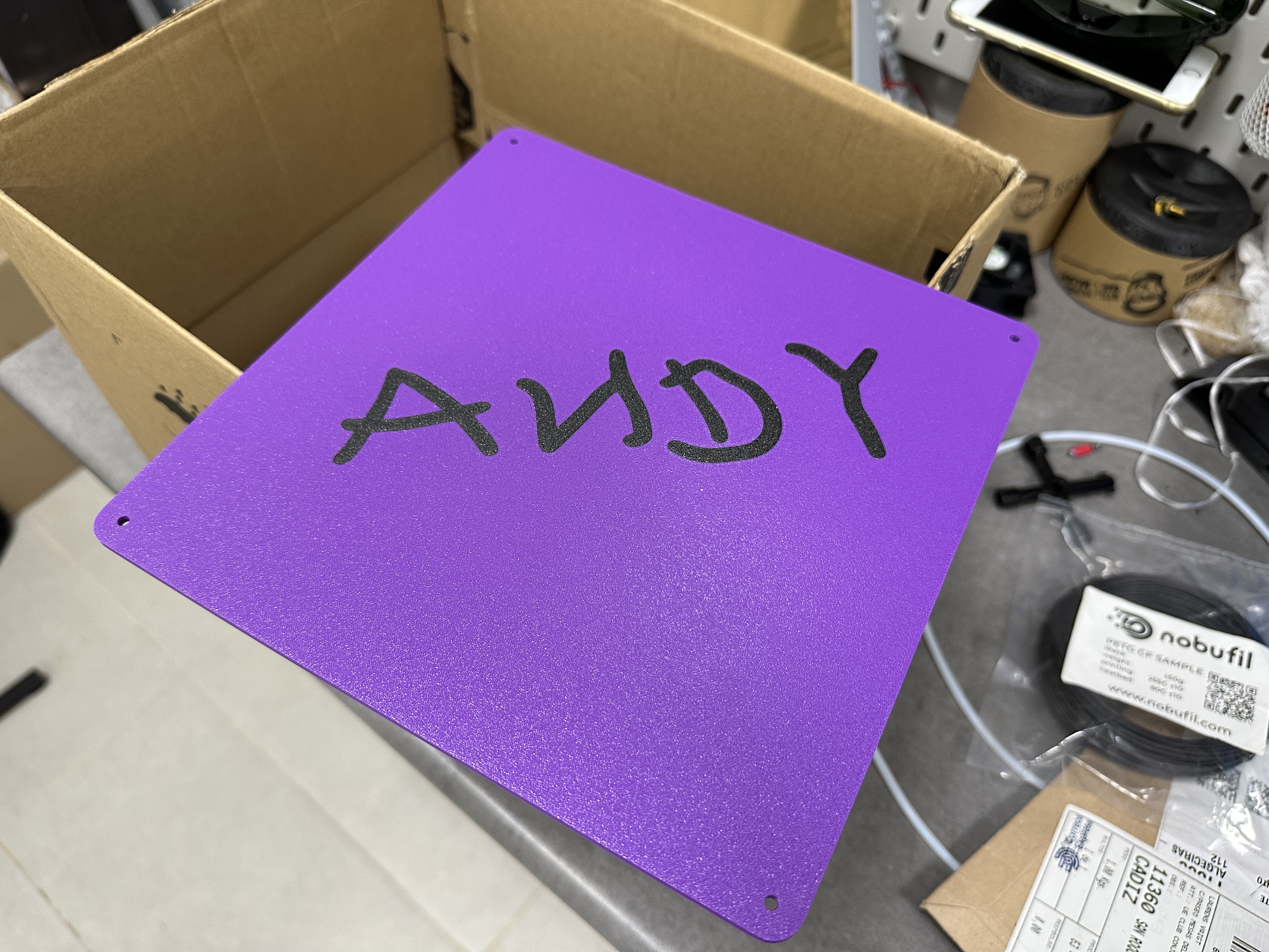 Voron V.02 base plate Andy Toy Story