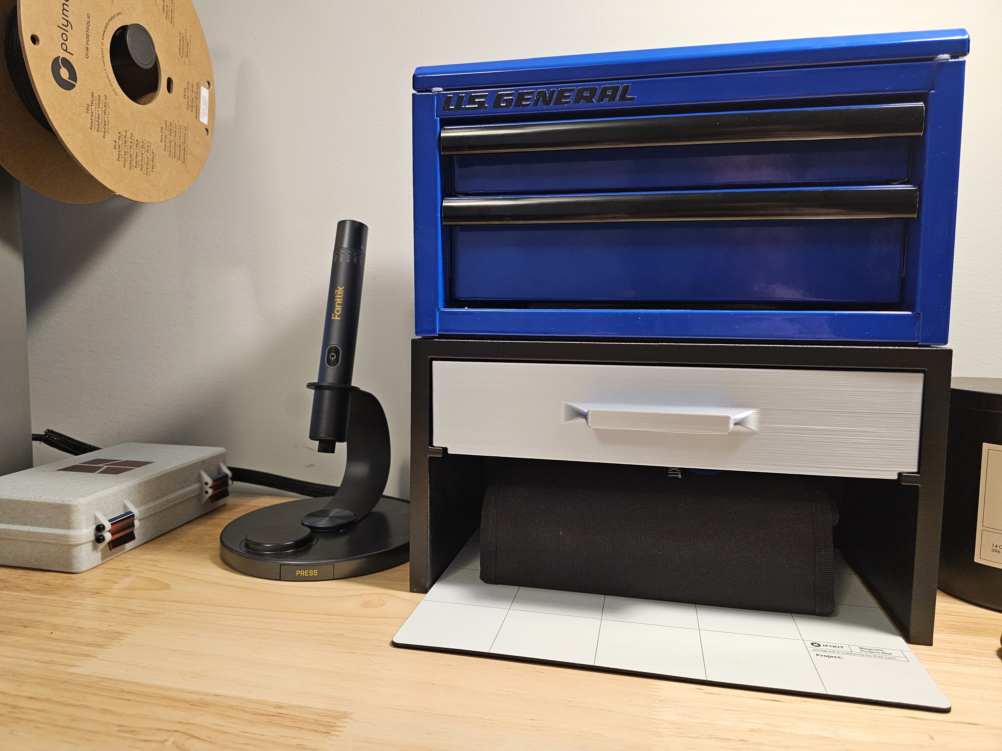 Mini Toolbox Riser with Drawer