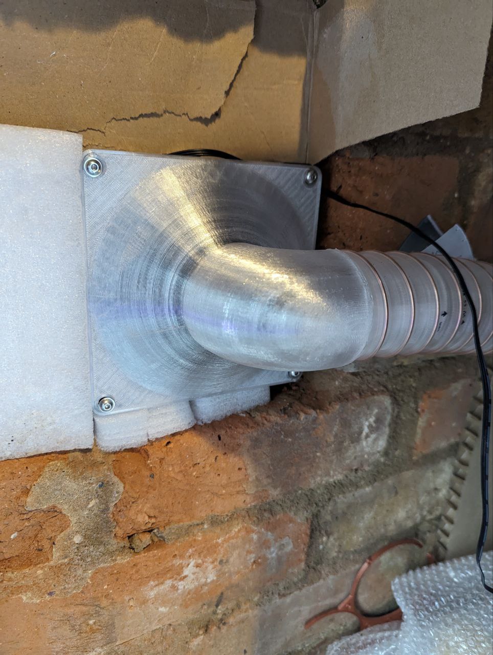 140mm PC fan mount - to 50mm Tubing Extraction