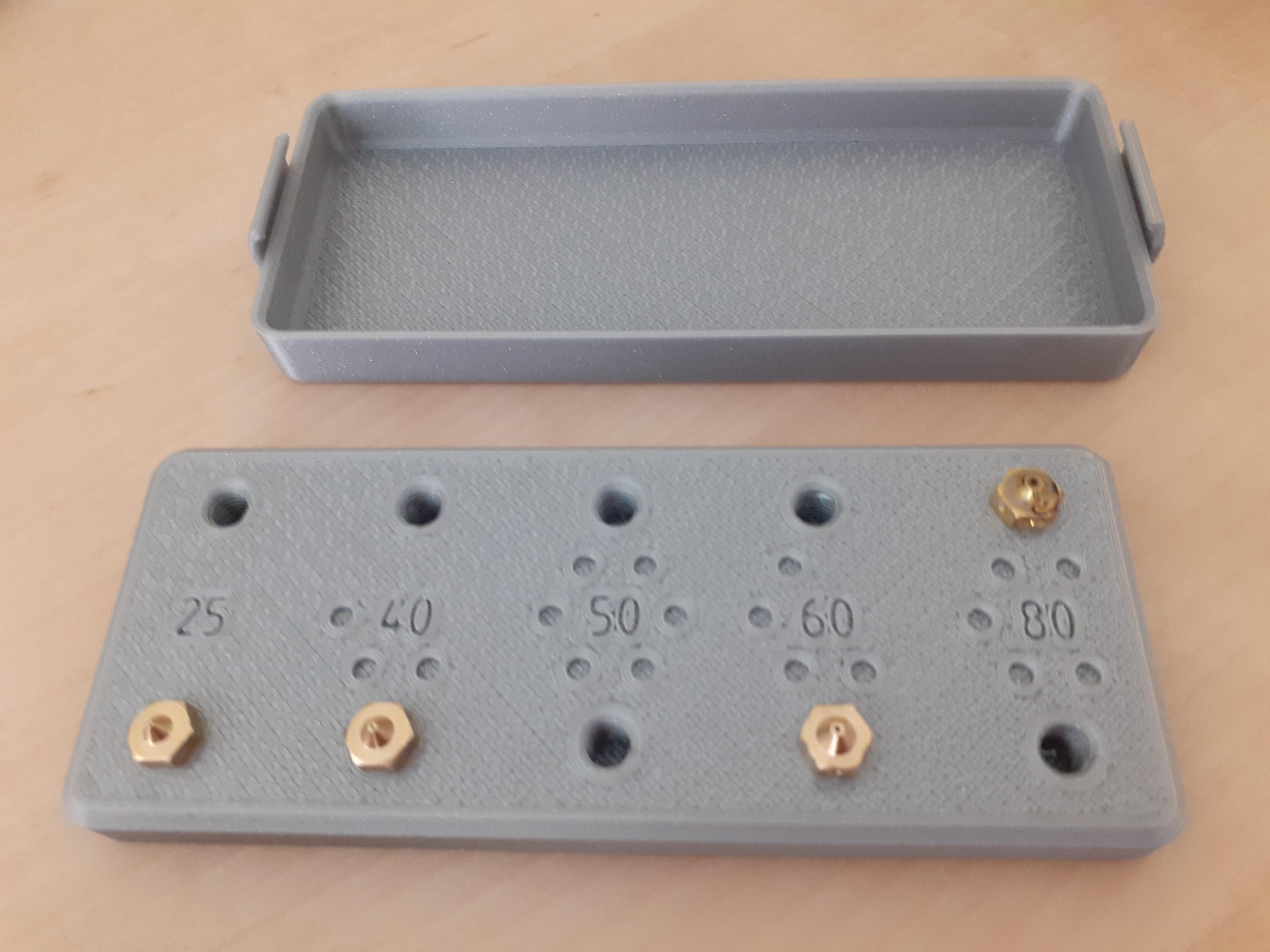 Storage Case for E3D V6 Nozzles