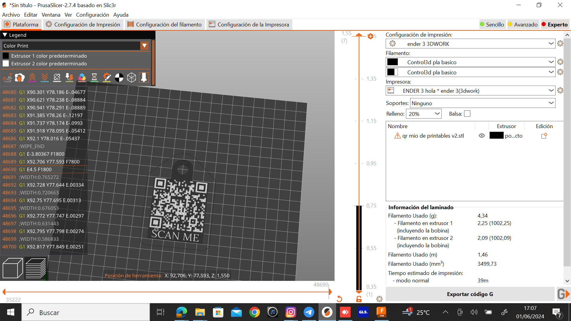 QR @3DWORK