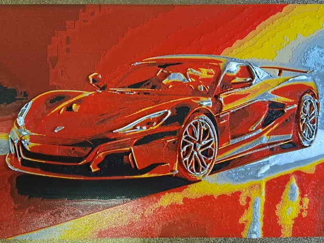 Rimac Nevera "Filament Painting"