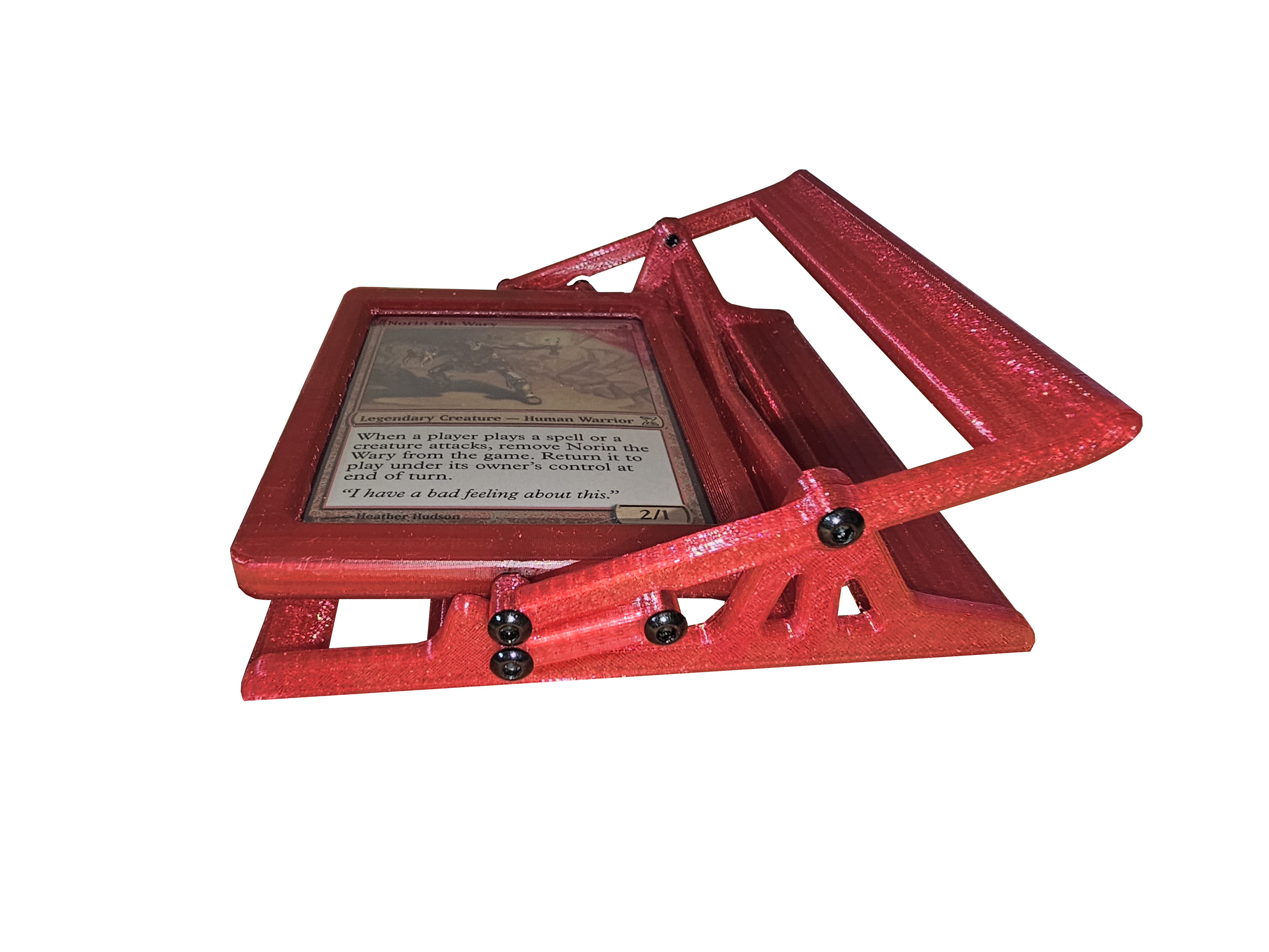 Trading Card Flipper & Travel Case - Norin The Wary - Magic The Gathering