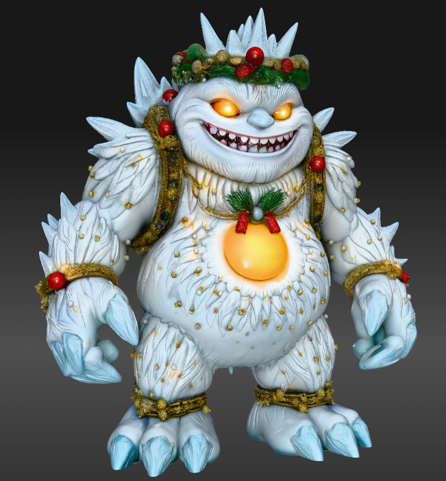 Christmas Forest Troll – 3D Model