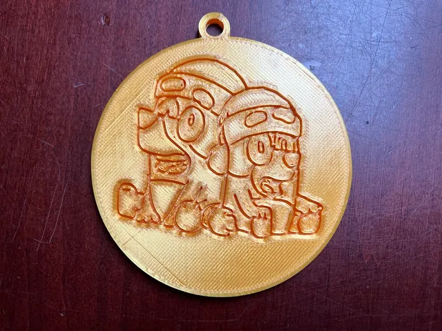 Bluey Christmas Ornament