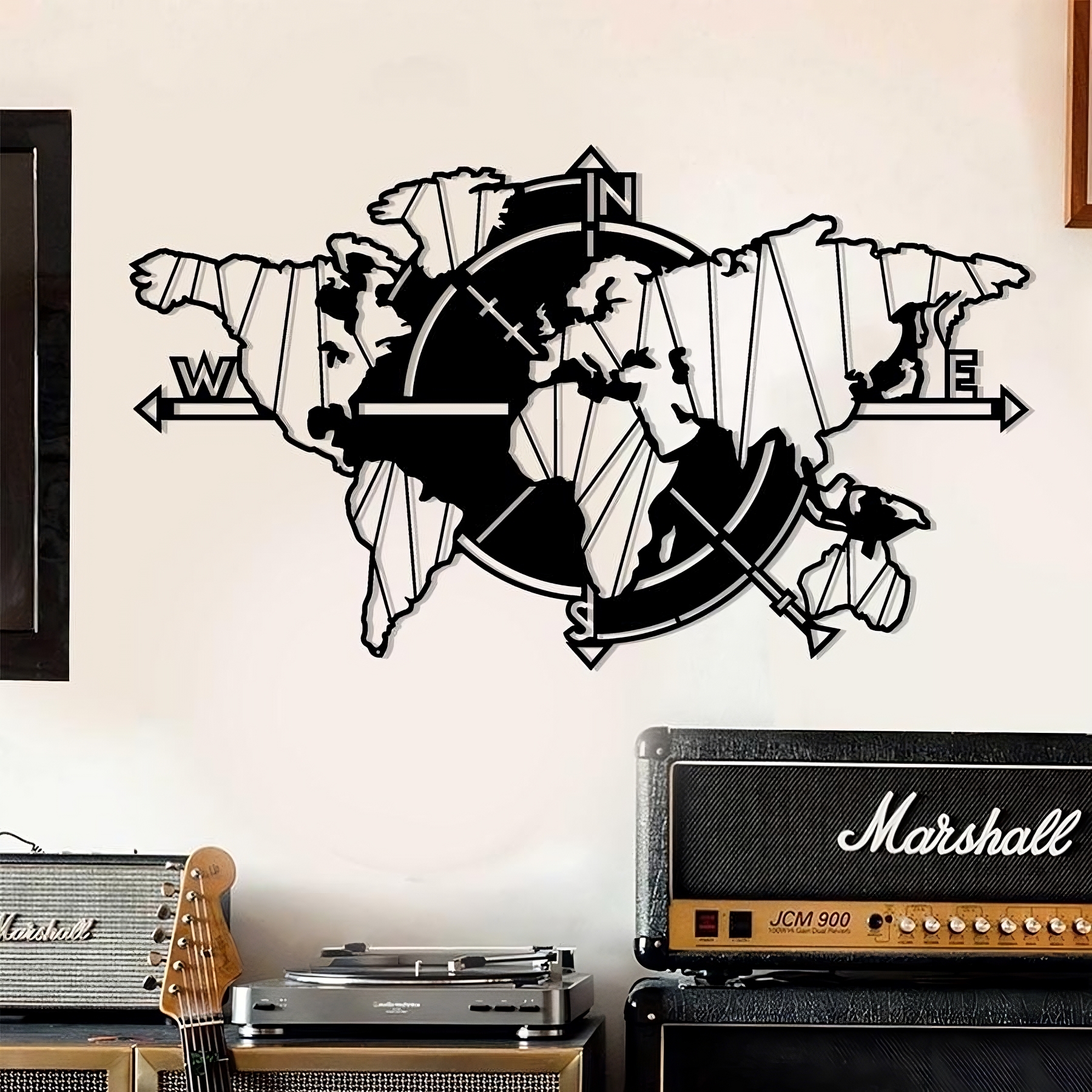 WallArt World Map 001