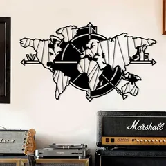 WallArt World Map 001